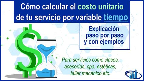 cómo calcular costo de servicio